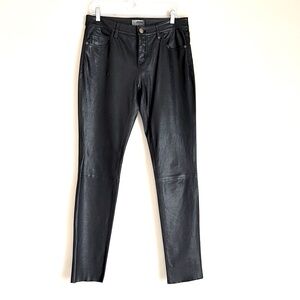 Current/Elliott Black lambskin leather pants Size: 28